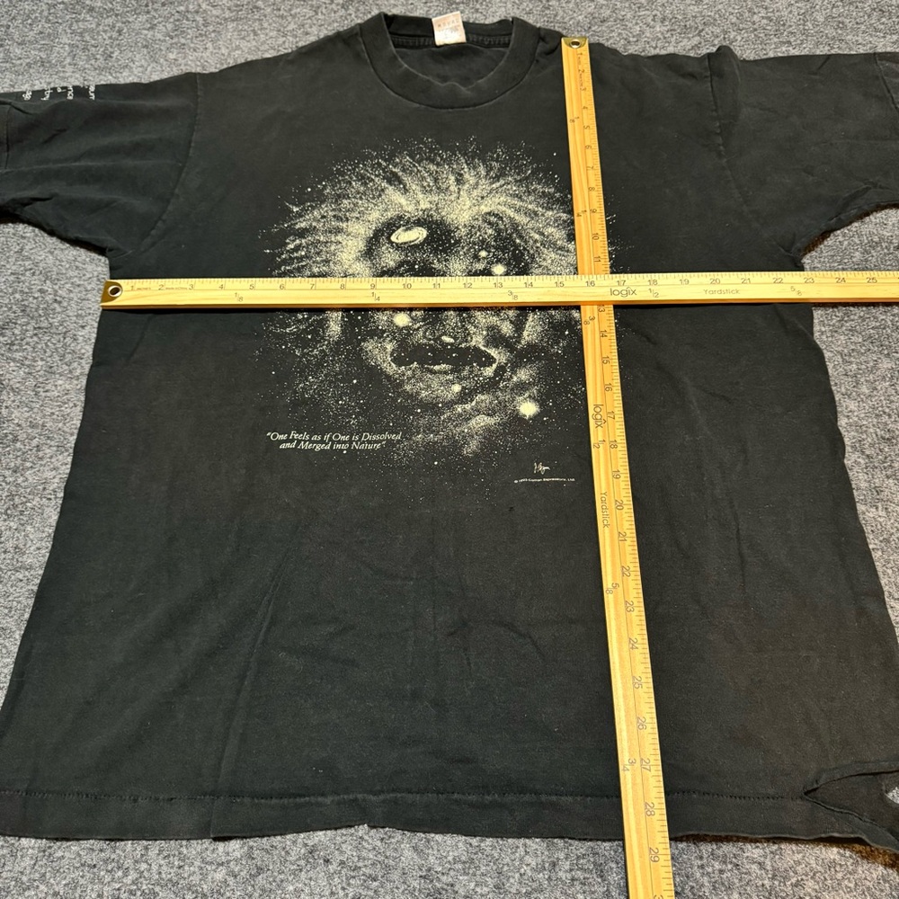 Vintage 1993 Albert Einstein Galaxy Science T Shirt Single Stitch XL - Picture 3 of 8